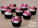 Minnie mouse (oreo) cupcakes 